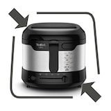 thumbnail of Tefal Uno FF215D Fritteuse Einzelbild Eigenständig Schwarz, Edelstahl