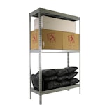 thumbnail of SimonRack Industrieregal, 2000x1500x750 mm, 400 kg am Biegepunkt, 3 Metallböden, Garagenregal, Verzinkt- Ecoforte