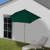 thumbnail of Décoshop26 - Halbrunder Sonnenschirm für Balkon UV 50+ Polyester/Aluminium 3 kg 270 cm grün ohne Fuß 04_0007903