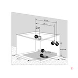 thumbnail of Sitzwanne Whirlpool Badewanne mit Tür S08WP-A-L 68x110cm