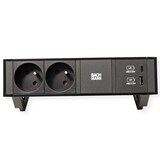 thumbnail of BACHMANN DESK 2 Stekkerdoos 2x UTE, 1x USB A&C 22W, zwart, 0,2 m