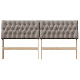 thumbnail of vidaXL Gepolstertes Kopfteil Taupe 180 cm Massives Kiefernholz