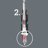 thumbnail of WERA   Schrauberbit Kreuz, Pozidriv PZ2, L25mm, 6,4mm(¼)