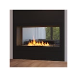 thumbnail of 2SIDE – Doppelseitiger Biokamin. Integrierter Bioethanol-Kamin 90 cm – Linearbrenner 50 cm / Fassungsvermögen 1 l - 20 kg