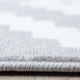 thumbnail of Teppich Waschbar Geo-Muster Modern Strapazierfähig Esszimmer Flur Läufer Grau 80x300 cm OEKO-TEX Schadstoffgeprüft – INN von Kadima Design