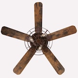 thumbnail of Deckenventilator Barnett Braun 122 cm mit LED Leuchte 122