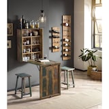 thumbnail of SIT Möbel Klaptafel met 2 krukken | antiek hout gelakt gekleurd | opvouwbaar | B 60 x D 25 x H 80 cm | 09130-98 | Serie RIVERBOAT