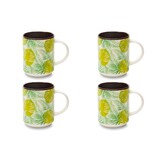 thumbnail of Excelsa set 4 mug Foliage porcellana 30 cl multicolor