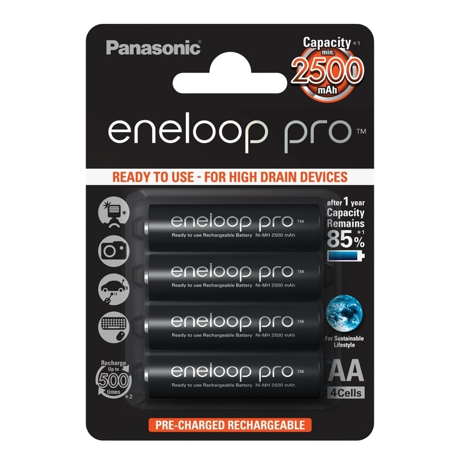 Panasonic eneloop pro Wiederaufladbarer Akku AA