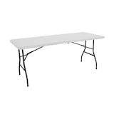 thumbnail of Faltbares Set Tisch 240 cm und 8 Stühle mit Griff Catering Weiß 7house