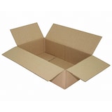 thumbnail of 25x Faltkarton  350x200x90mm 1-wellig Dickwelle braun