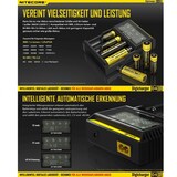 thumbnail of NiteCore Ladegerät Digicharger D4 EU mit Display für AAA, AA, C