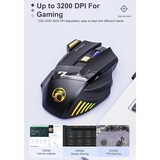 thumbnail of Souris Gaming Sans Fil Rechargeable 7 Boutons RGB Silencieuse Haute Précision YONIS