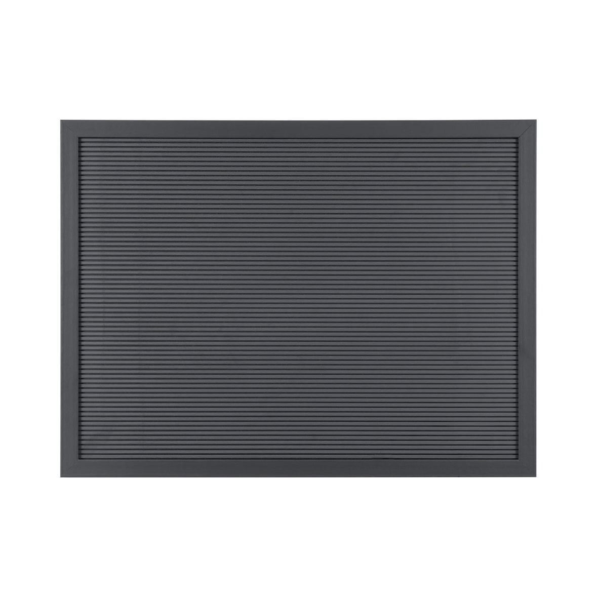 B-Office Tablero de Letras Horizontal - 60 x 90 cm - Superficie Negra, Marco MDF Negro