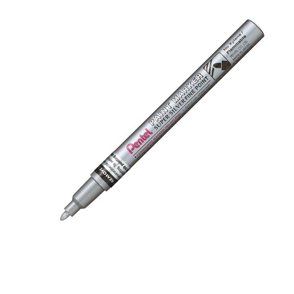 Marqueur peinture Paint Marker, pointe conique 2,9 mm, encre silver