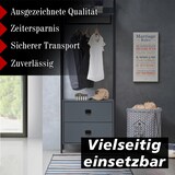 thumbnail of PRIOstahl Kistengriff Griff 1 Stück Schwarz 100 x 70mm + Befestigungsschrauben aus Stahl für Truhen