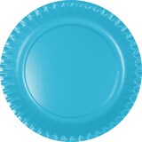 thumbnail of 10 große Teller türkis blau mit Bio-Beschichtung