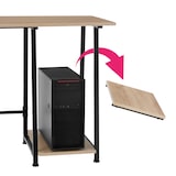 thumbnail of tectake Mesa de escritório Paisley 120x50x73,5cm  Madeira Industrial Clara, Carvalho Sonoma