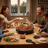 thumbnail of Emerio Pizzarette 3-in-1 Original – Raclette und Grill – Pizzaofen für 6 Personen - Gourmet-Set – PO-113255.4 – 1500W