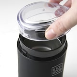 thumbnail of BLACK+DECKER BXCG150E Elektrische Kaffee-, Nuss-, Gewürz- und Saatenmühle, 150 W Leistung, 50 g Fassungsvermögen, Edelstahlbehälter und -klingen
