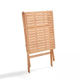 thumbnail of Vierkante klaptafel en 2 witte klapstoelen - Oviala