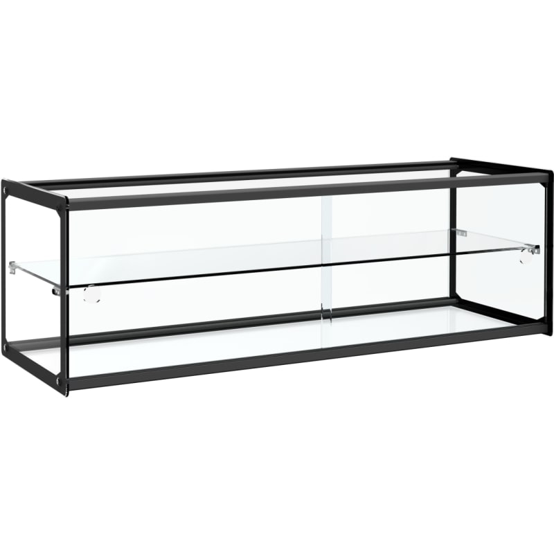 Vitrina neutra expositora 2 pisos sin base 920x330x315H línea PEKÍN XCZ-71L