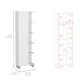 thumbnail of TUHOME Mueble Esquinero de Baño Urano, con 5 estantes  - Blanco -Madera manufacturada