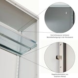 thumbnail of PROREGAL Stahlschrank BEE mit 9 verzinkten Fachböden | HxBxT 195x120x42cm | Grau-Anthrazit | Werkstattschrank Werkzeugschrank Aktenschrank