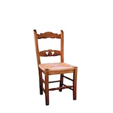 thumbnail of PACK 2uds. Silla S187,12 de Madera color nogal, Asiento de enea natural