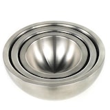 thumbnail of Neuss Juego de Boles de Cocina de Acero Inoxidable, 1 bol de cocina pequeño (500ml), 1 Bol de Cocina Mediano (1L), 1 bol de Cocina Grande (2.25L)