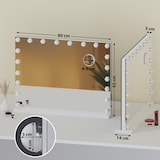 thumbnail of Espejo de maquillaje Norlina Blanco/Con Bluetooth