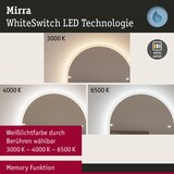 thumbnail of Paulmann Miroir lumineux LED Mirra  IP44  White Switch 1400lm 230V 22W gradable Miroir#Blanc 71087