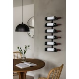 thumbnail of TOJ Living Wijnrek – 6 flessen – Wandmontage – RVS – Mat zwart – Flessenrek