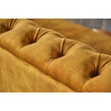 thumbnail of KAWOLA Sofa NILO 3-Sitzer Velvet Vintage gold