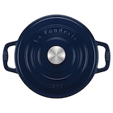 thumbnail of La Fonderie 1890 ronde braadpan ALMA25 van geëmailleerd gietijzer, diameter 25 cm, inhoud 4,7 L, marineblauw