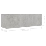 thumbnail of Helloshop26 - Ensemble de meubles armoire buffet TV télévision salon chambre séjour 9 pièces bois d'ingénierie gris 02_0024350