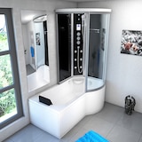 thumbnail of Kombination Badewanne Dusche K55-L33-EC Duschtempel 170x100 cm