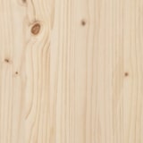 thumbnail of vidaXL Esstisch O-Gestell 140x80x75,5 cm Massivholz Kiefer & Stahl