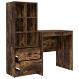 thumbnail of vidaXL Schreibtisch mit Schubladen 2 pcs Geräucherte Eiche