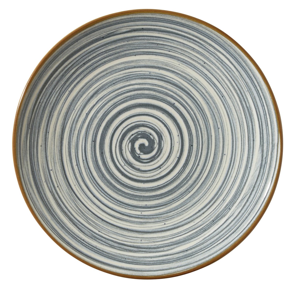 METRO Professional Dessertteller Madleen, Steinzeug, Ø 20 cm, grau, 6 Stück