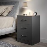thumbnail of CASARIA® Nachttisch Eloise 54x39x28cm Anthrazit mit LED-Licht