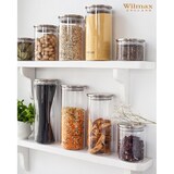 thumbnail of Wilmax Vorratsglas 760 ml mit Edelstahl Deckel Transparent WL-888513/A