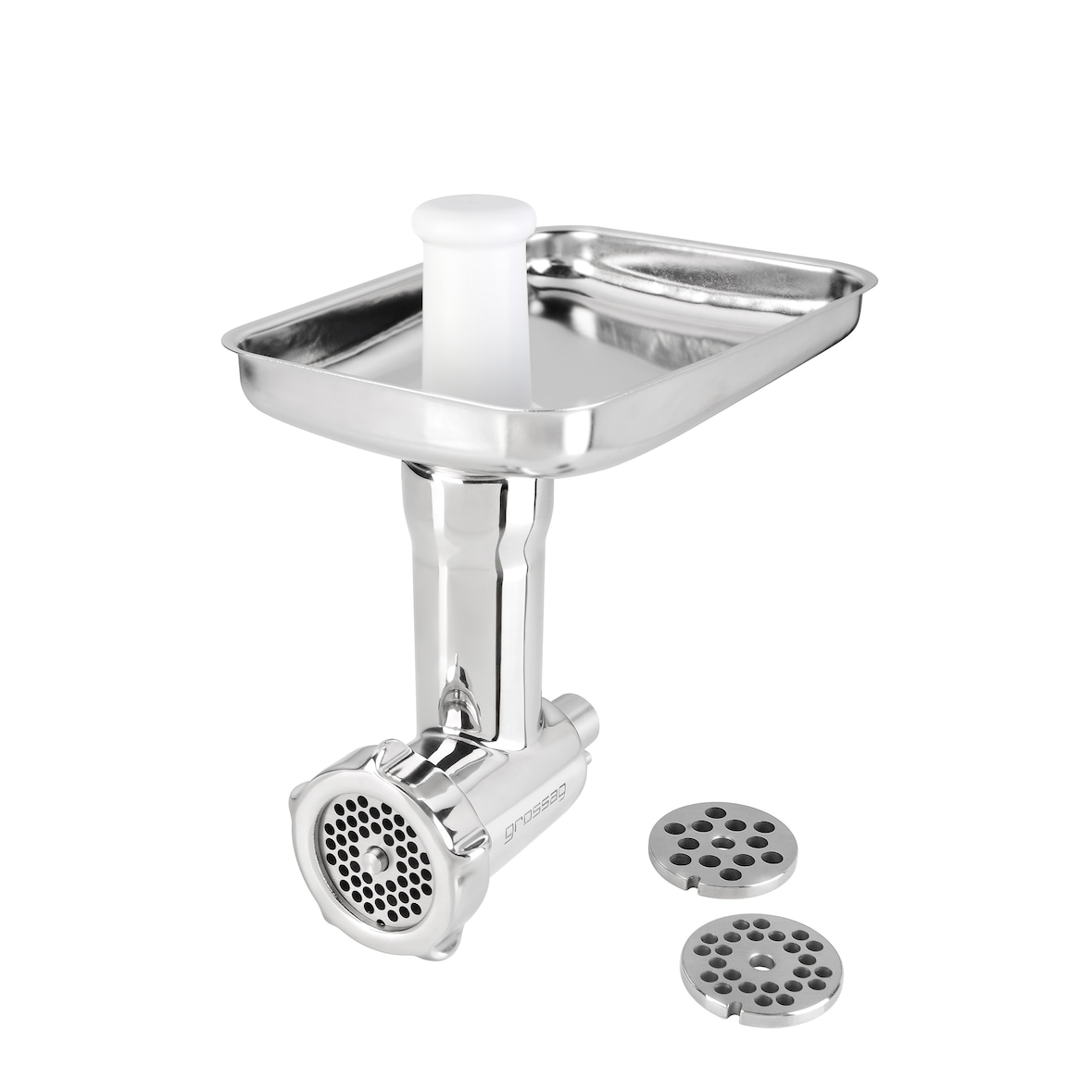 grossag Fleischwolf Vorsatz KFW 500 Edelstahl für Kitchen Aid