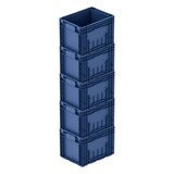 thumbnail of PROREGAL 5x VDA KLT Kleinladungsträger mit Verbundboden | HxBxT 28x30x40cm | 22 Liter | KLT, Transportbox, Transportbehälter, Stapelbehälter