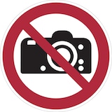 thumbnail of Verbotsschild, Fotografieren verboten P029 - ASR A1.3 (DIN EN ISO 7010) - 200x1.5 mm Kunststoff