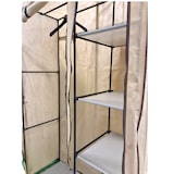 thumbnail of Armadio guardaroba in tessuto con ripiani Basic