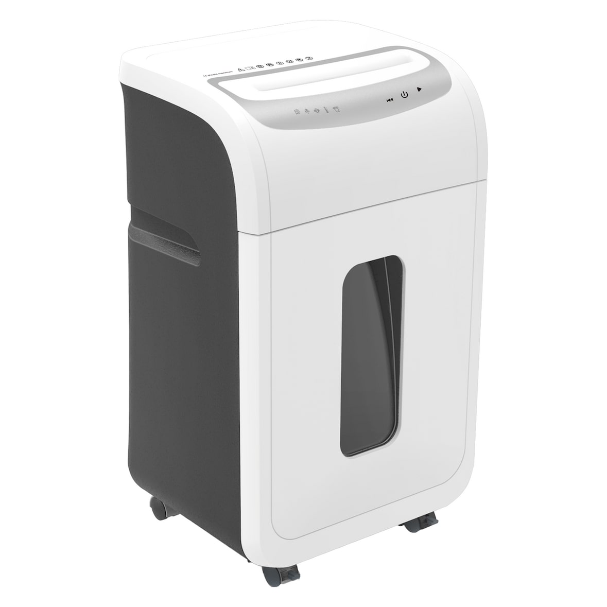 SIGMA Destructeur de documents PCC565, plastique, 2 x 14 mm, 30 L, blanc