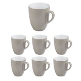 thumbnail of APS Koffiemok SNUG 6-delige set - porselein, Ø 8,5 cm, 330 ml, taupe, vaatwasmachinebestendig