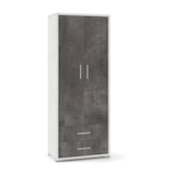 thumbnail of SARMOG MOBILE 2 ANTE 2 CASSETTI H182 L71 KIT in truciolare nobilitato color ossido bianco e ossido nero