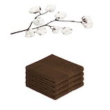 thumbnail of 4 x Handtuch 500 g/m²  50 x 100 cm Schokobraun